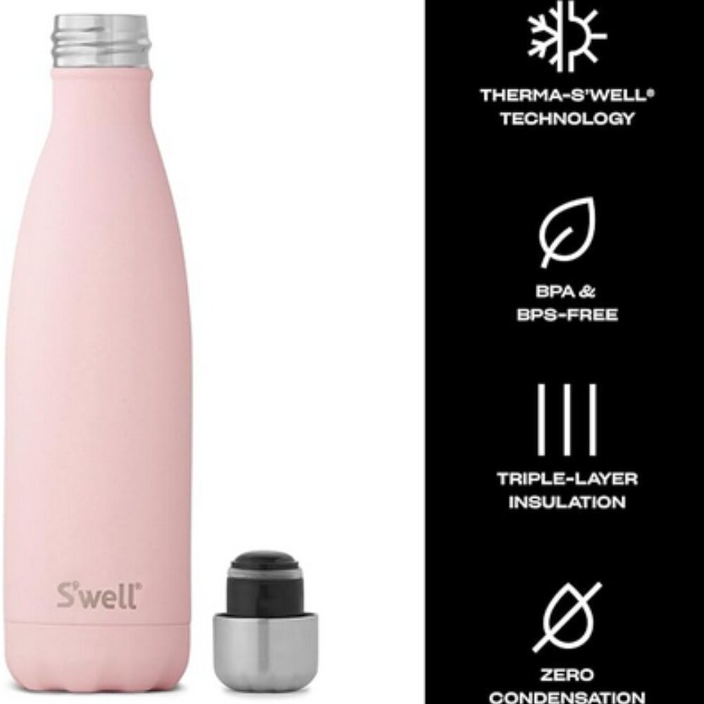 NWT S'well Stainless Steel Water Bottle 17 oz
